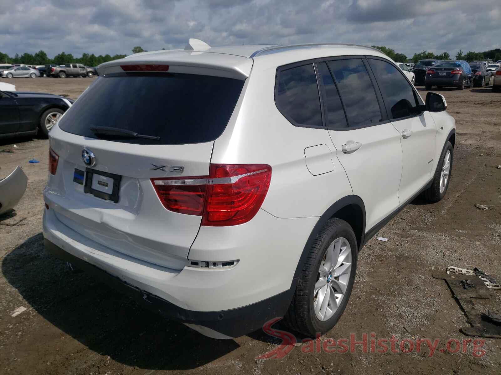 5UXWZ7C33H0X42272 2017 BMW X3