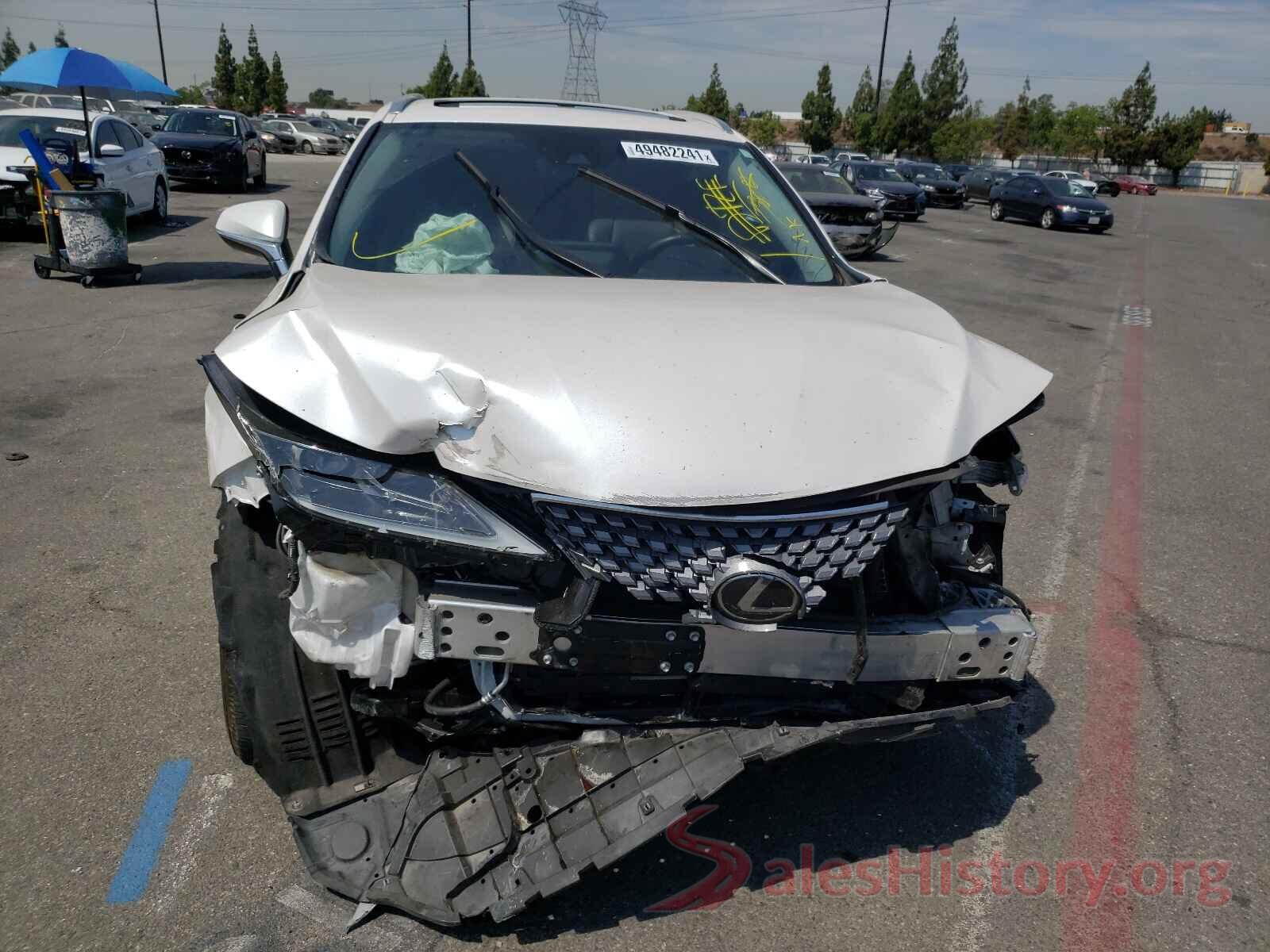 2T2AZMAA9LC152485 2020 LEXUS RX350