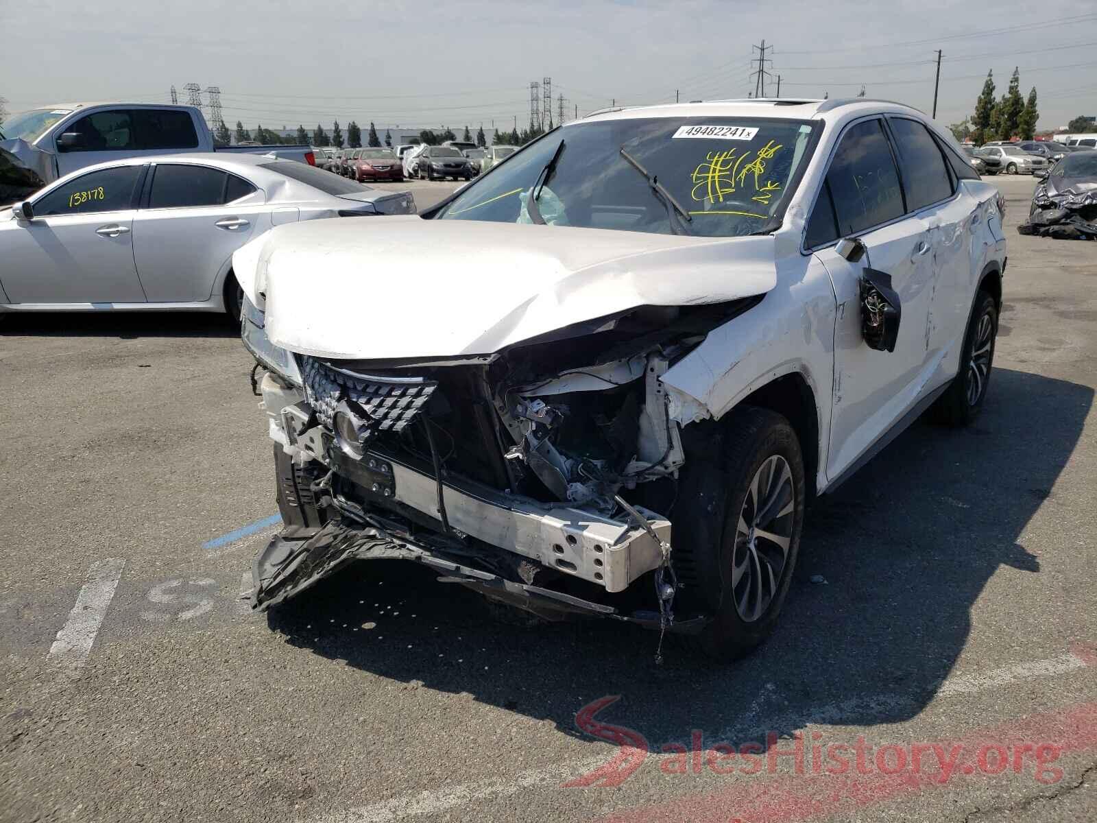 2T2AZMAA9LC152485 2020 LEXUS RX350