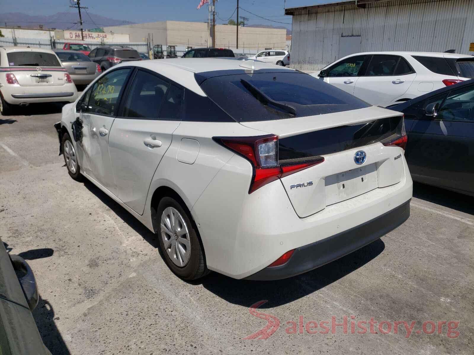 JTDKARFU6K3089546 2019 TOYOTA PRIUS