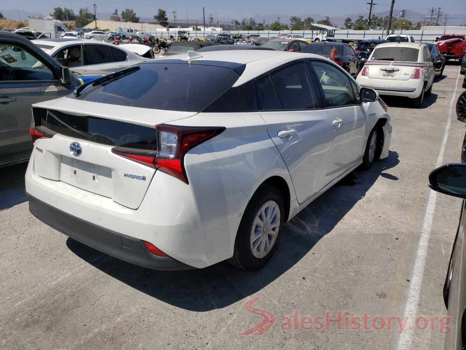 JTDKARFU6K3089546 2019 TOYOTA PRIUS