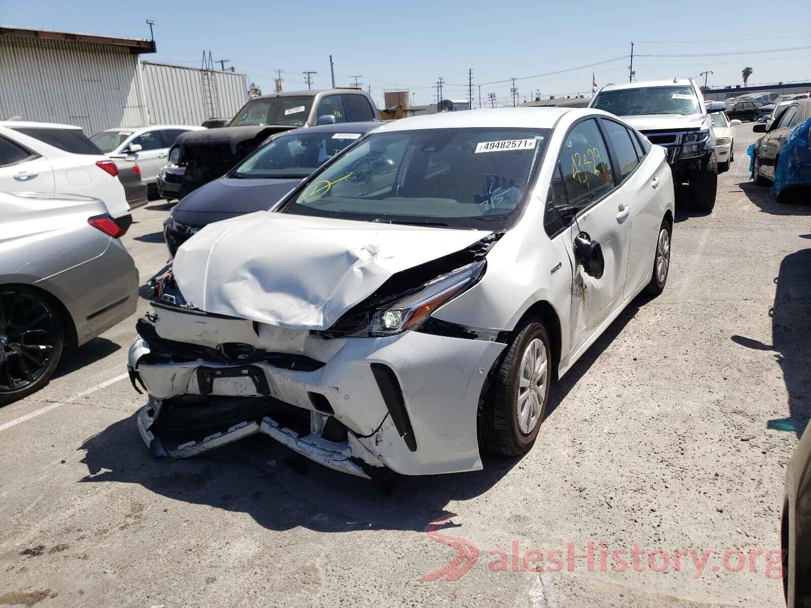 JTDKARFU6K3089546 2019 TOYOTA PRIUS