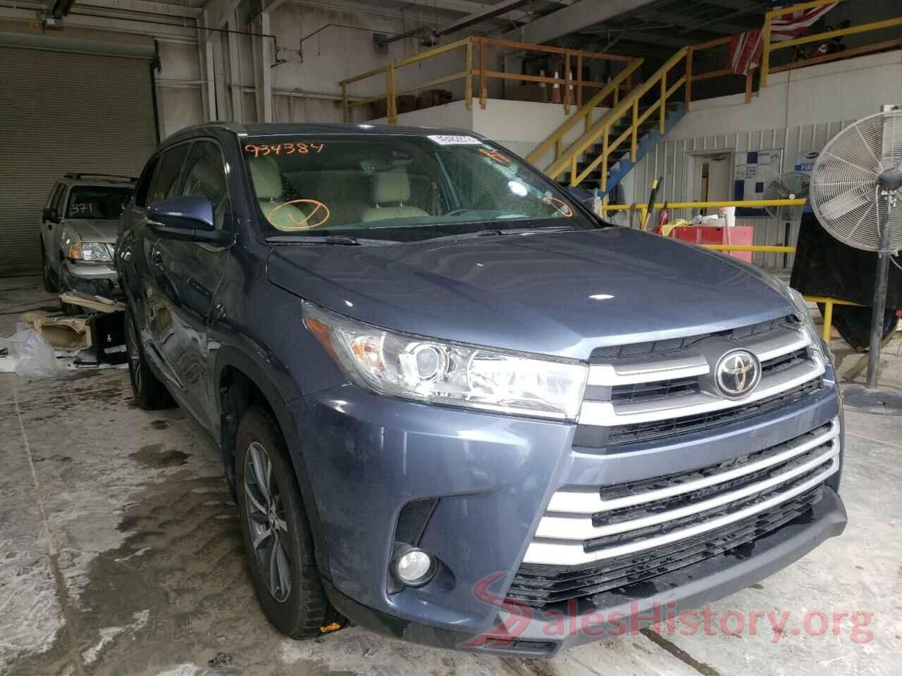 5TDJZRFH6KS934384 2019 TOYOTA HIGHLANDER