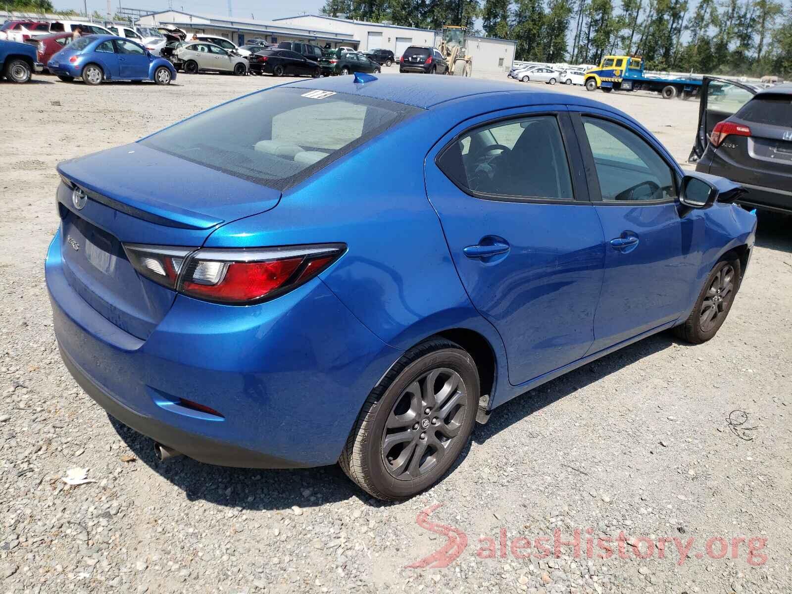 3MYDLBYV9KY508272 2019 TOYOTA YARIS