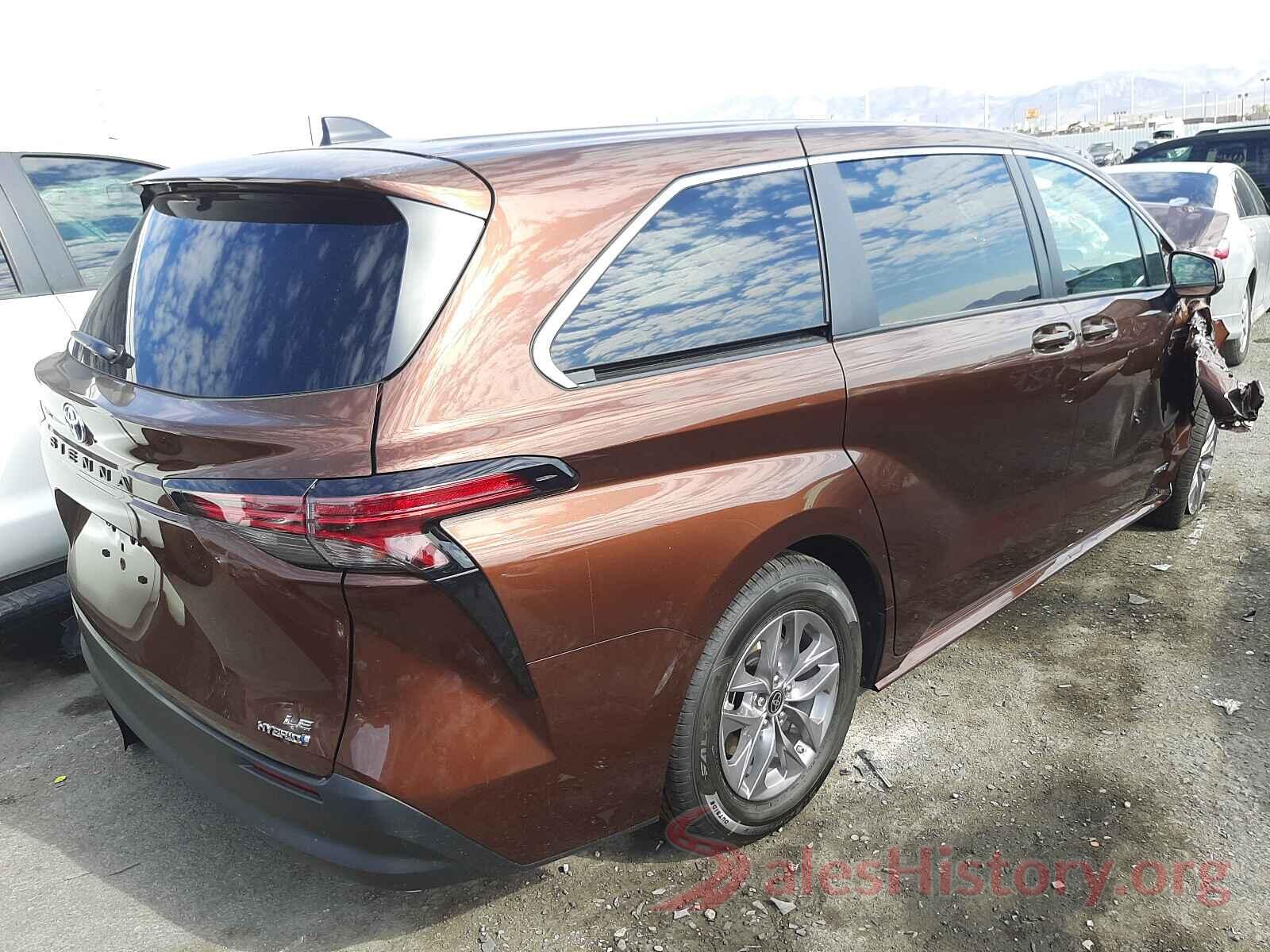 5TDKRKEC5MS043829 2021 TOYOTA SIENNA