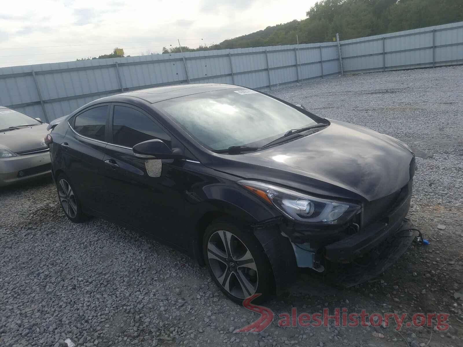 KMHDH4AH8GU555041 2016 HYUNDAI ELANTRA