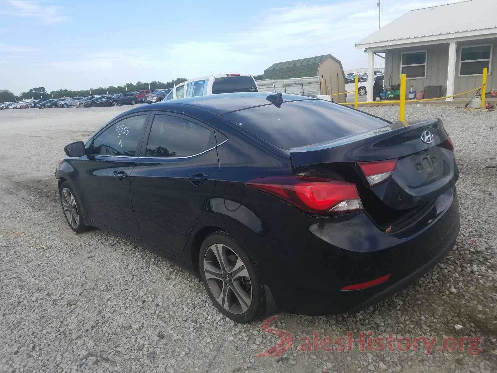 KMHDH4AH8GU555041 2016 HYUNDAI ELANTRA