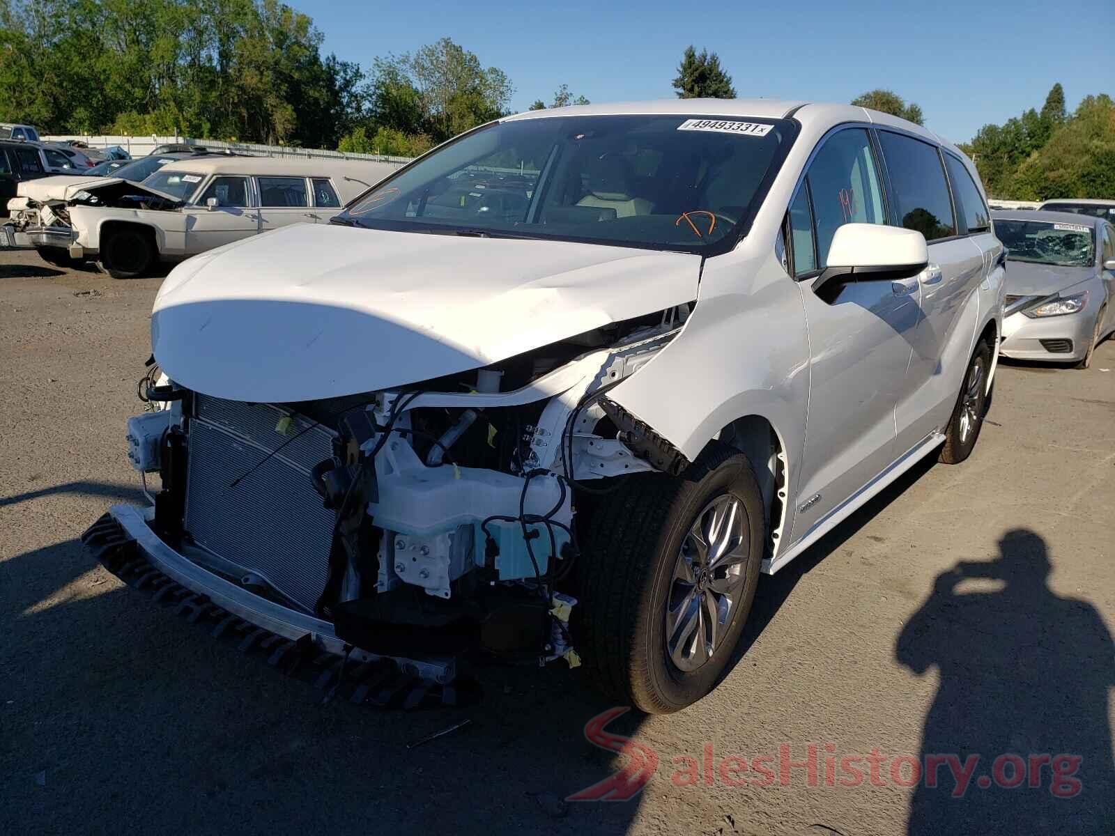 5TDKSKFC7MS025707 2021 TOYOTA SIENNA