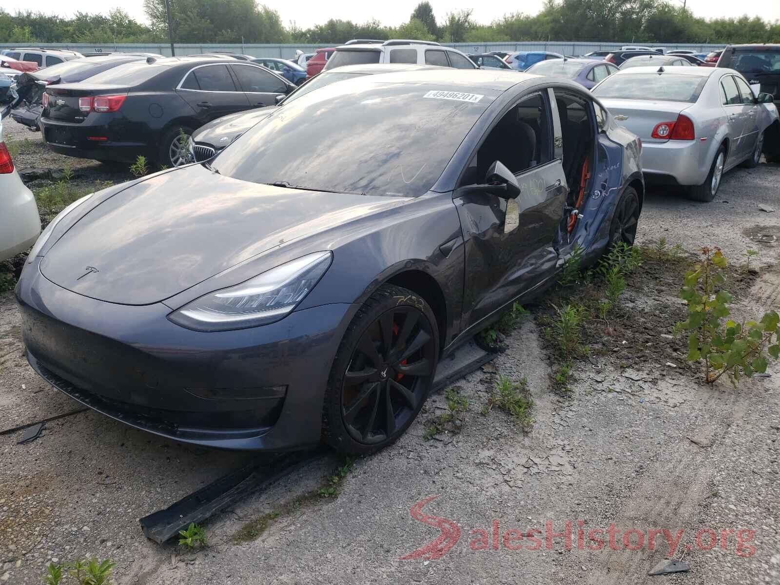 5YJ3E1EB7KF438811 2019 TESLA MODEL 3