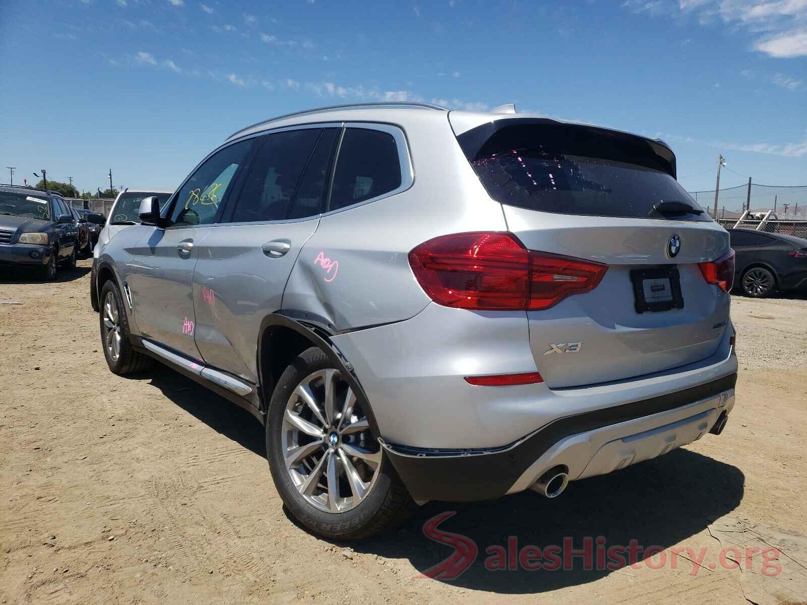 5UXTR9C59KLE20096 2019 BMW X3