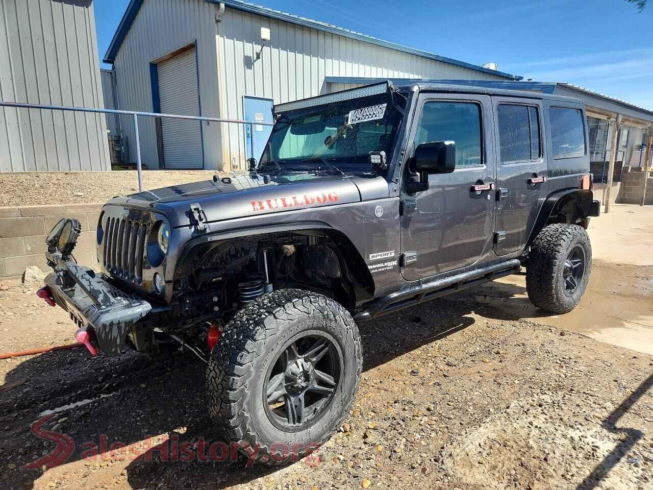 2018 JEEP WRANGLER VIN 1C4BJWDG9JL938708, auction photo
