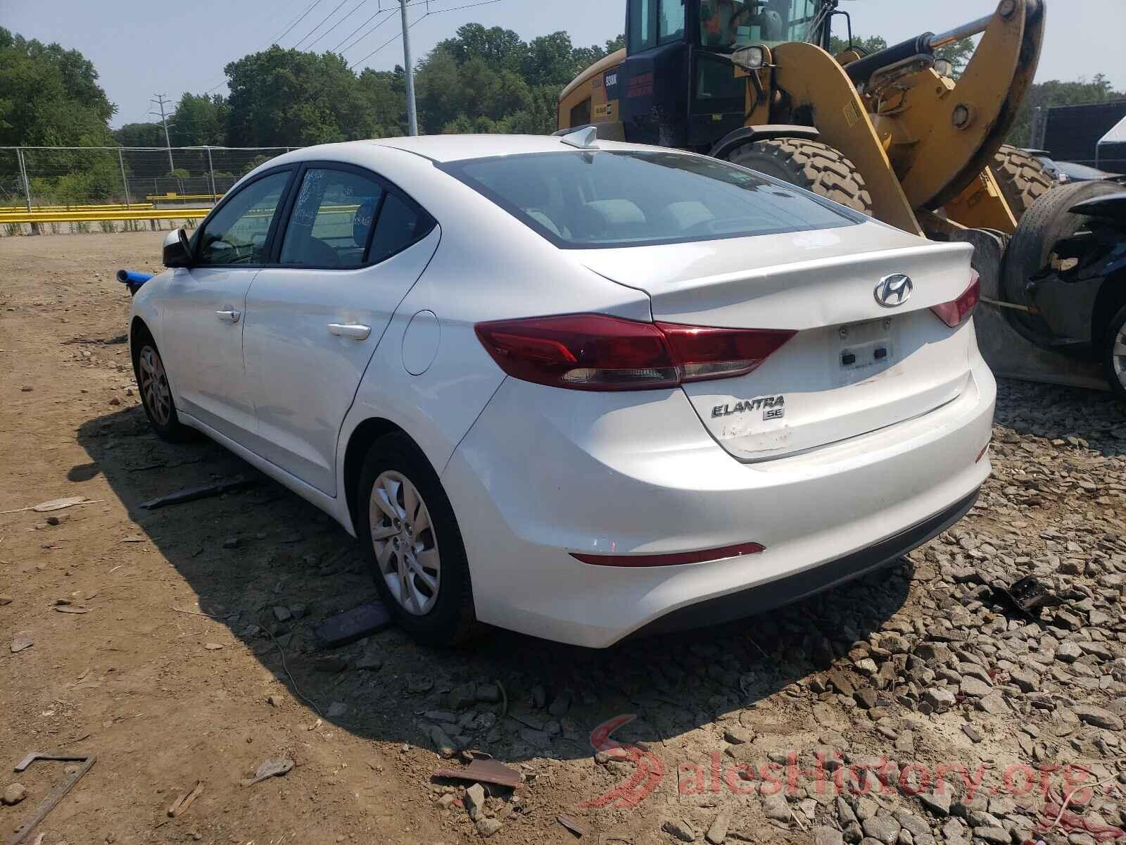 5NPD74LF8HH127355 2017 HYUNDAI ELANTRA