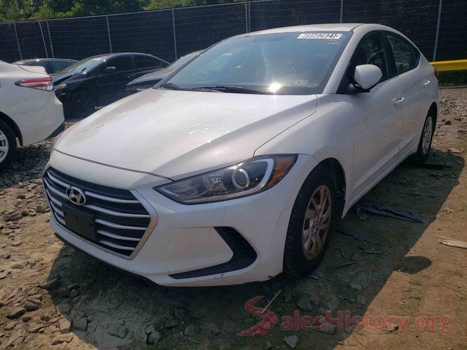 5NPD74LF8HH127355 2017 HYUNDAI ELANTRA