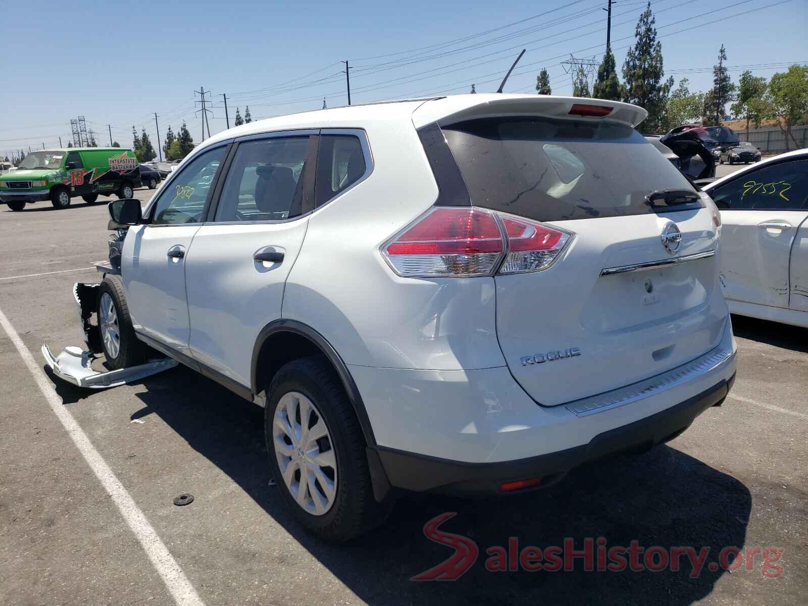 KNMAT2MT1GP640389 2016 NISSAN ROGUE