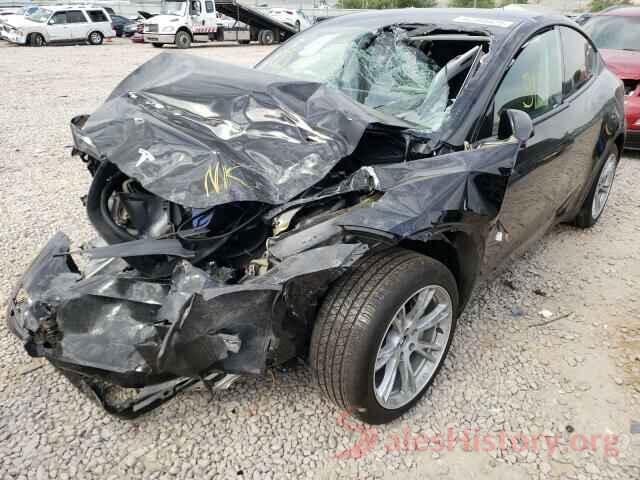 5YJYGDEE5MF153734 2021 TESLA MODEL Y