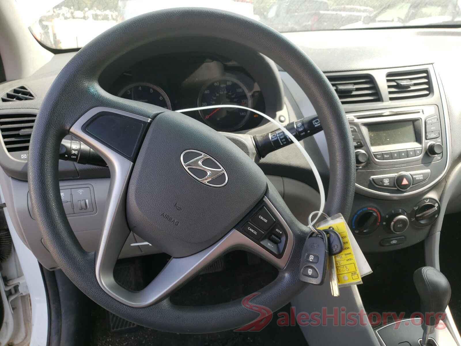 KMHCT5AE9HU334376 2017 HYUNDAI ACCENT