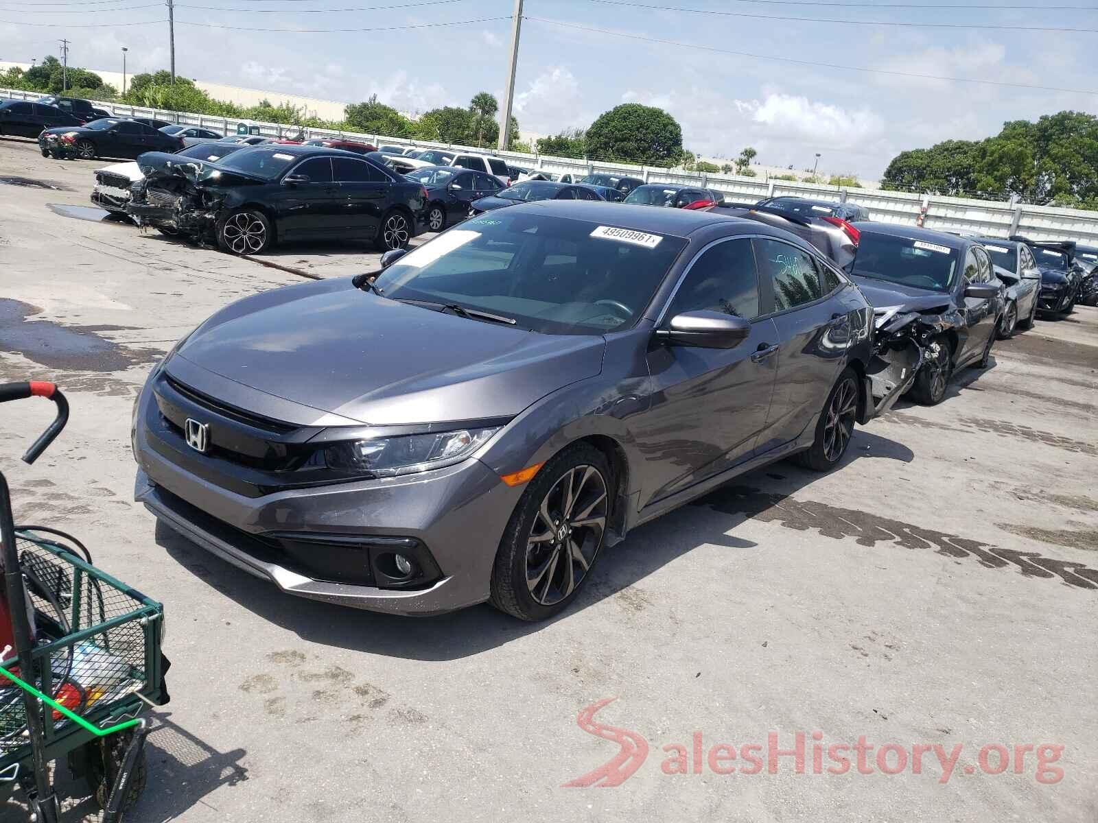 2HGFC2F8XKH563390 2019 HONDA CIVIC