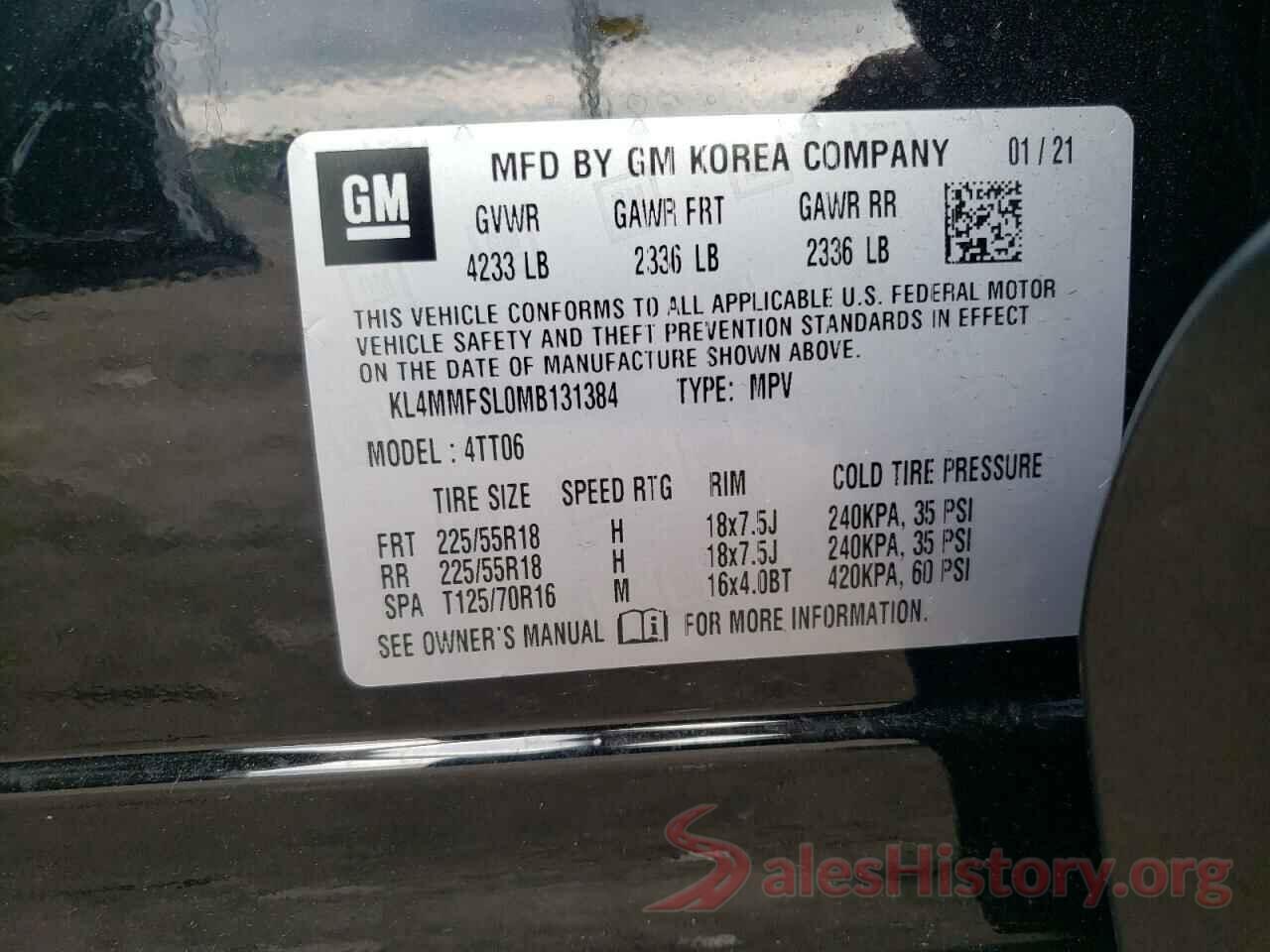 KL4MMFSL0MB131384 2021 BUICK ENCORE