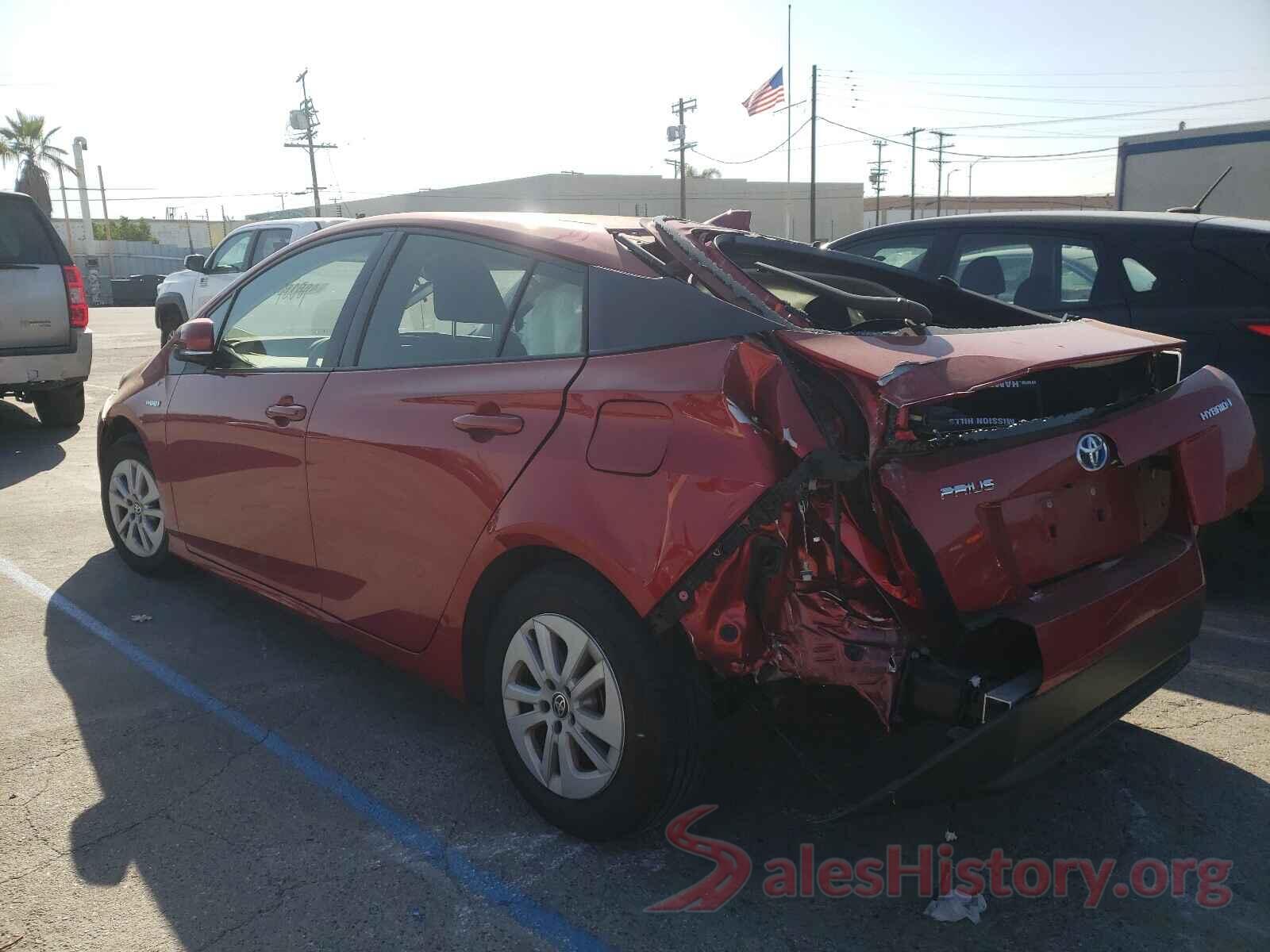 JTDKBRFUXH3543254 2017 TOYOTA PRIUS