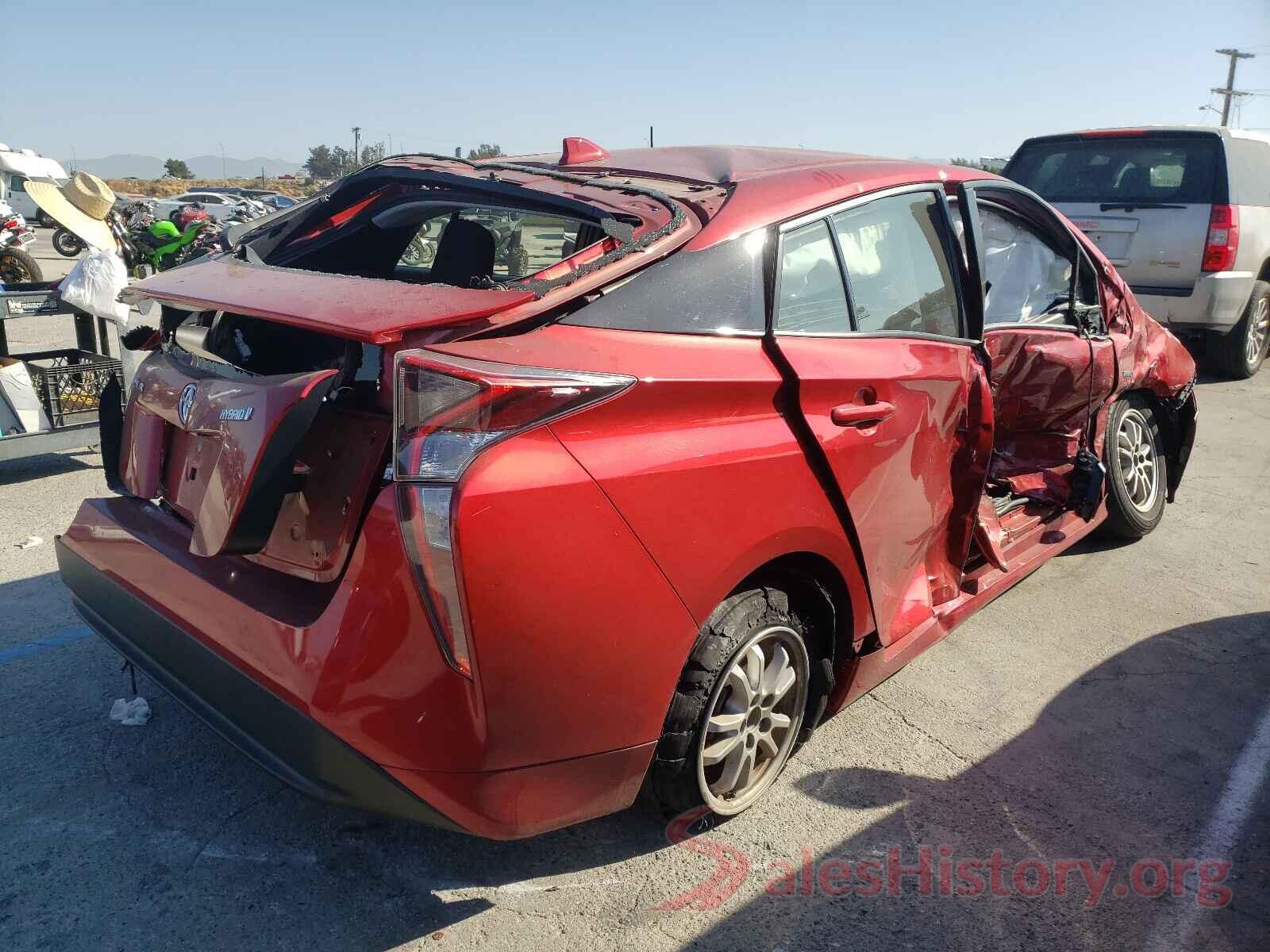 JTDKBRFUXH3543254 2017 TOYOTA PRIUS