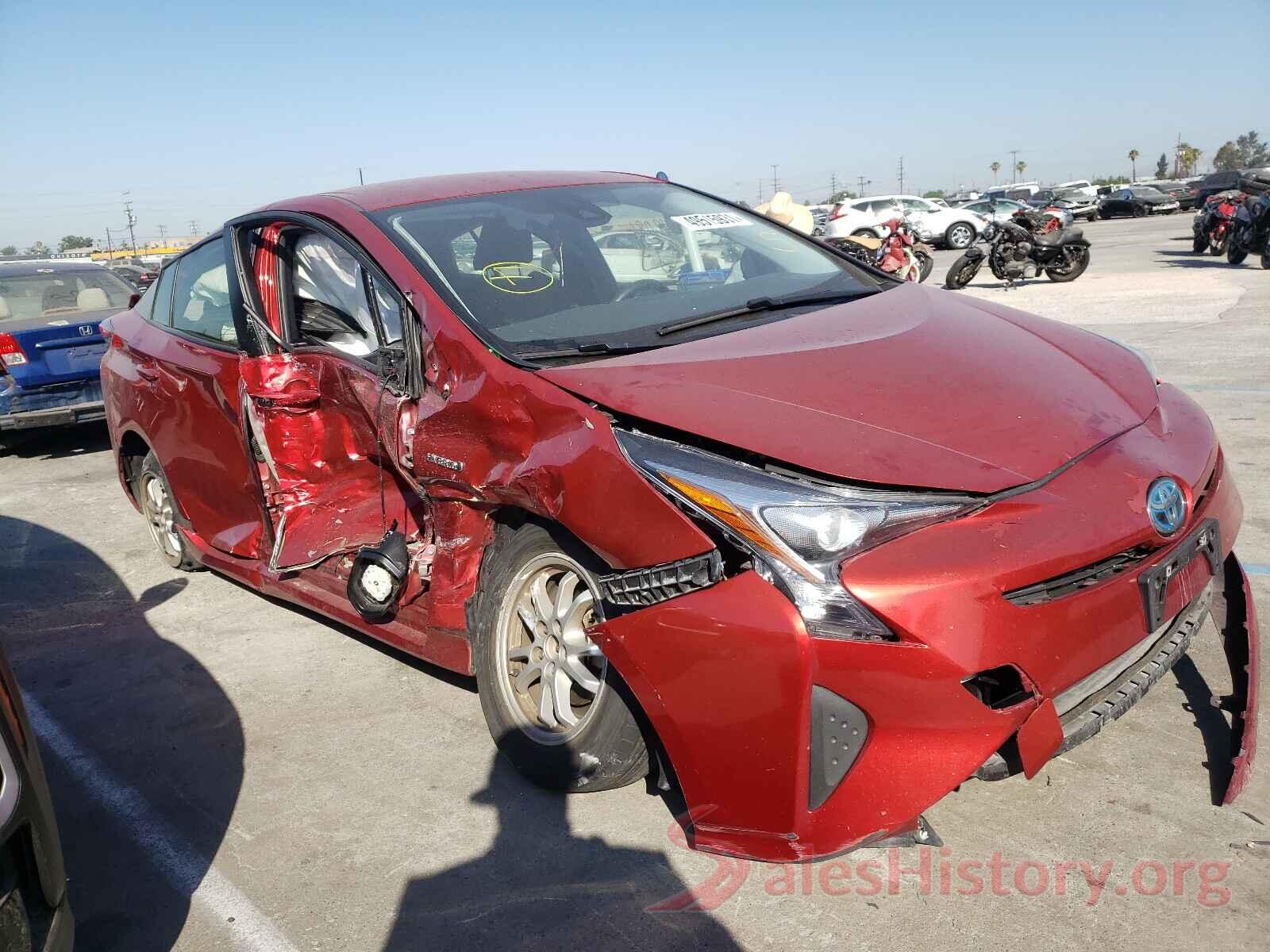 JTDKBRFUXH3543254 2017 TOYOTA PRIUS