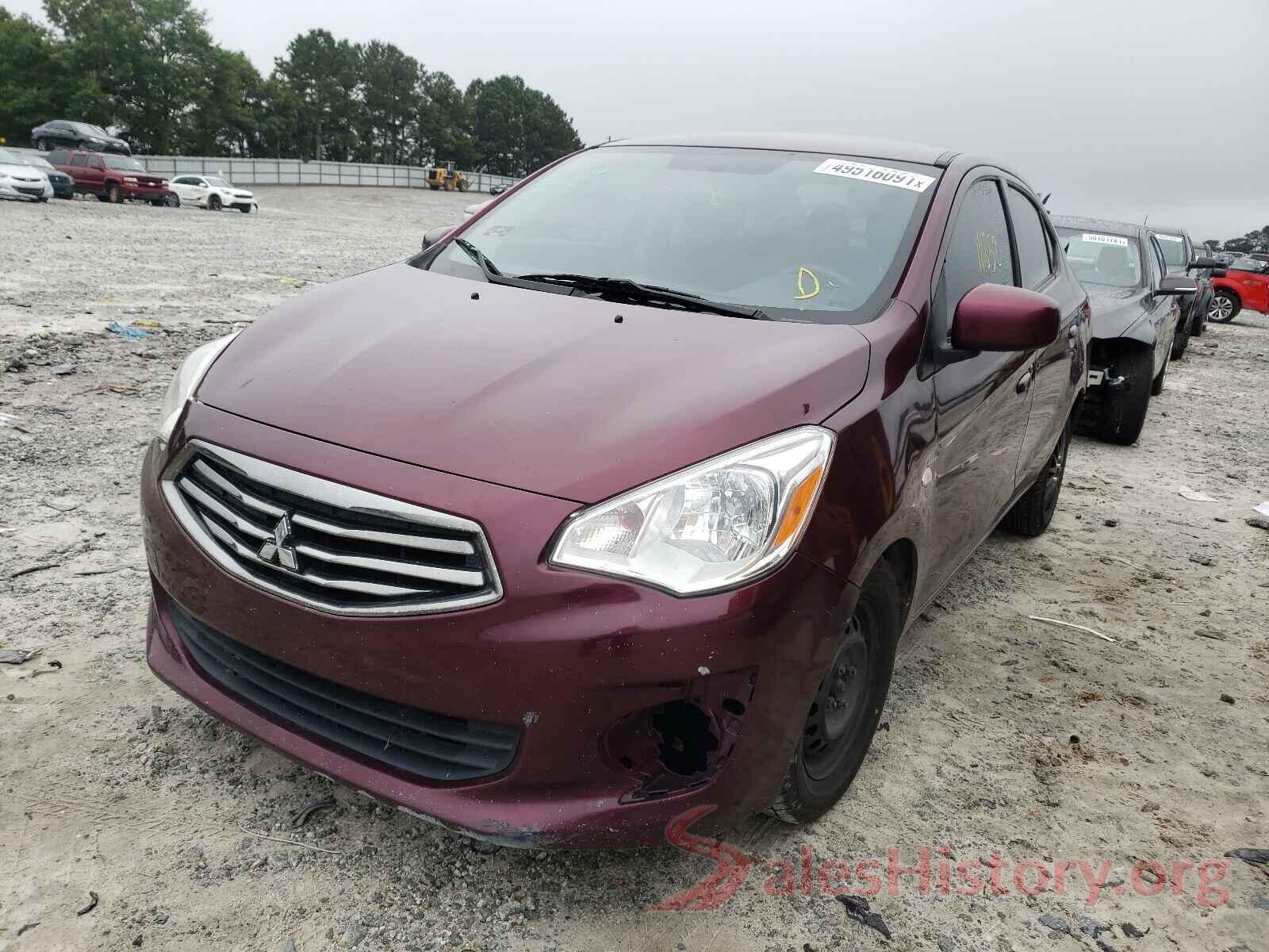 ML32F3FJ3HHF07633 2017 MITSUBISHI MIRAGE