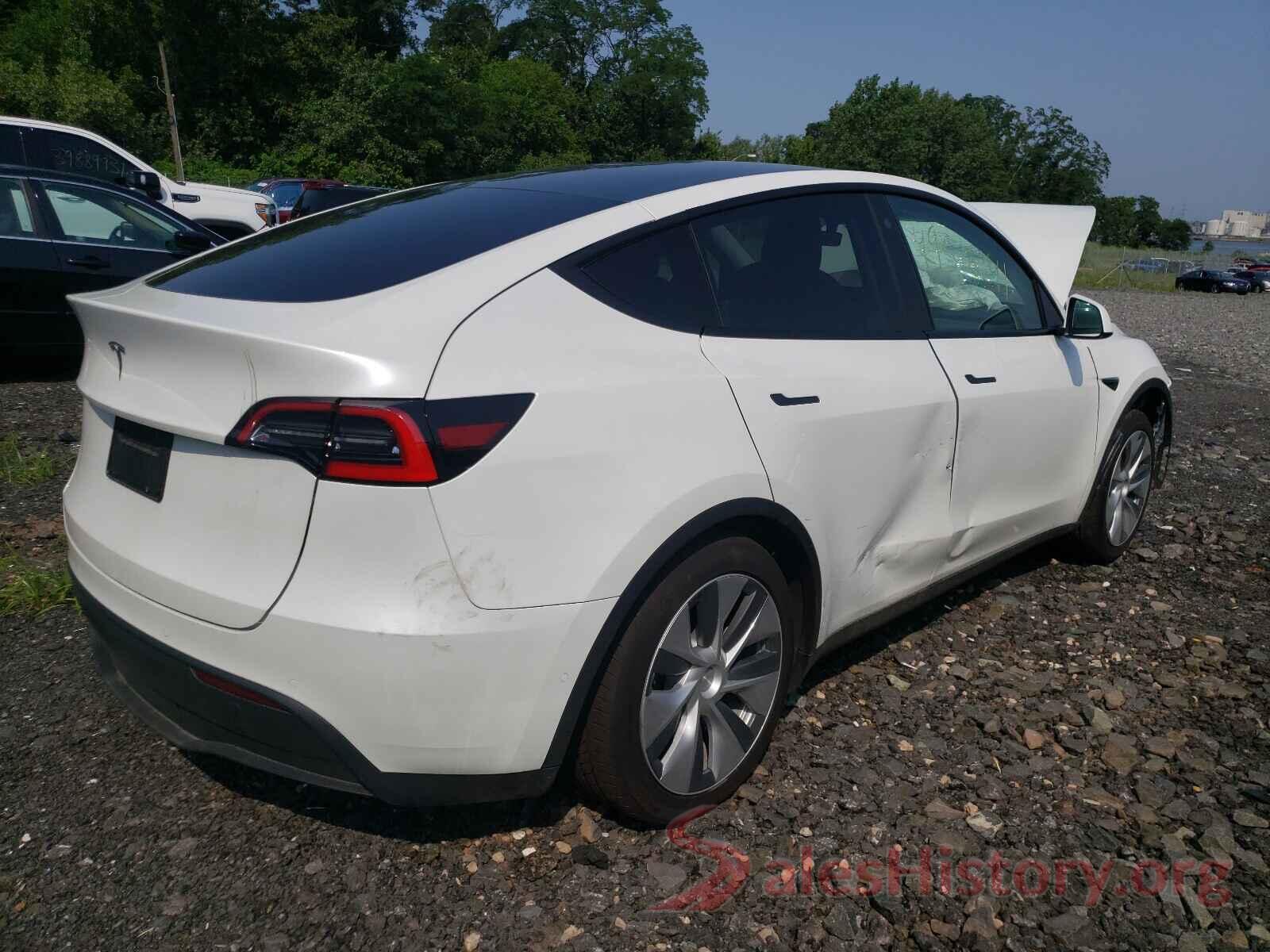 5YJYGDEDXMF105492 2021 TESLA MODEL Y