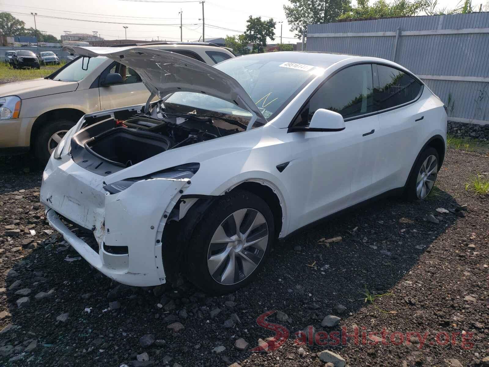 5YJYGDEDXMF105492 2021 TESLA MODEL Y