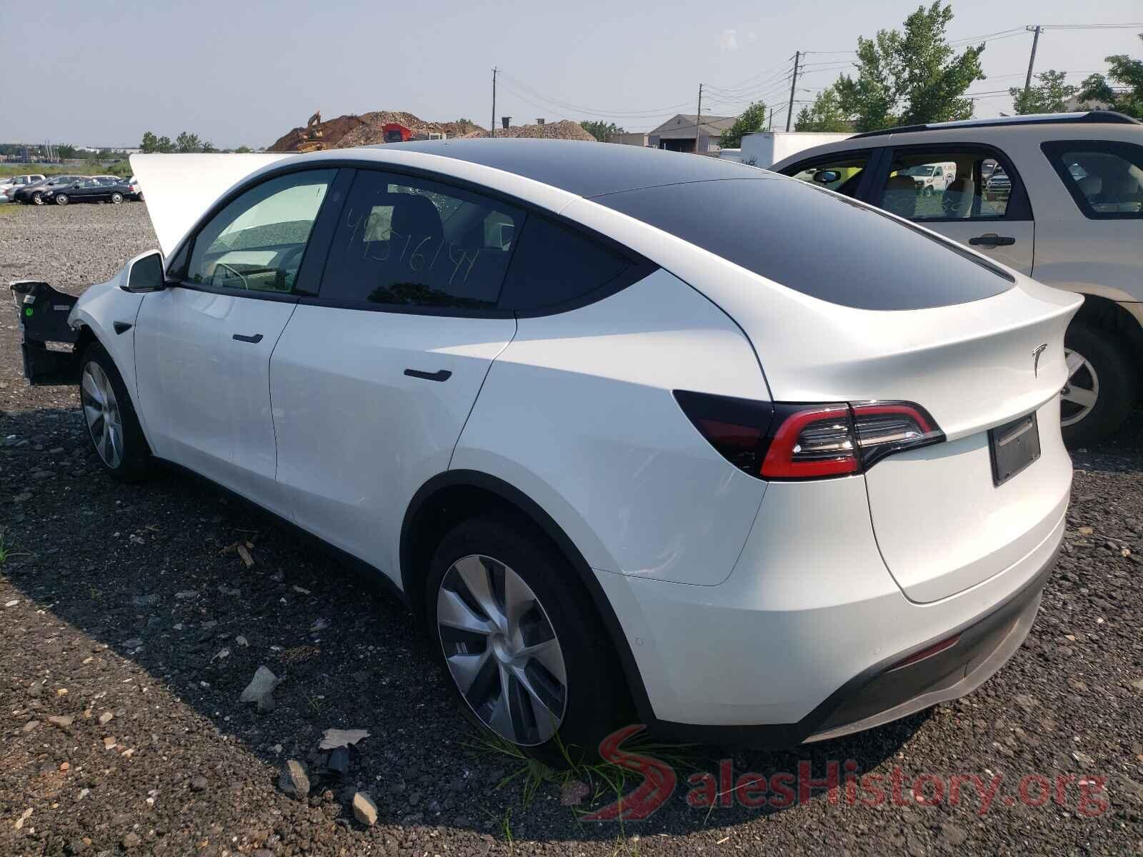 5YJYGDEDXMF105492 2021 TESLA MODEL Y