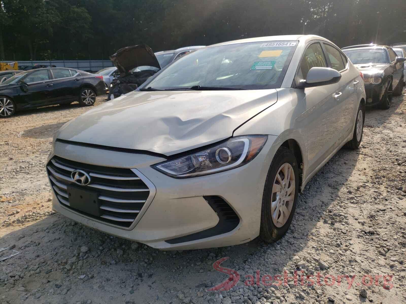 5NPD74LF5HH101635 2017 HYUNDAI ELANTRA