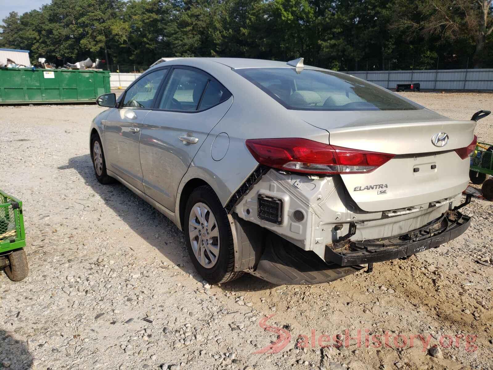 5NPD74LF5HH101635 2017 HYUNDAI ELANTRA