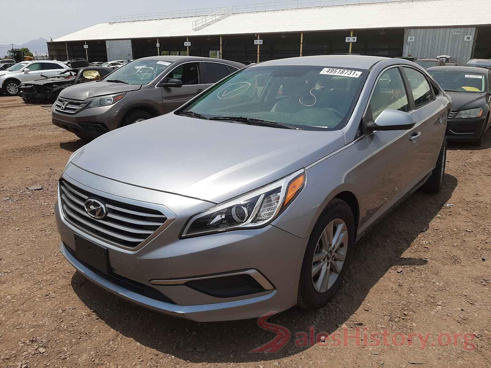 5NPE24AF6HH442595 2017 HYUNDAI SONATA