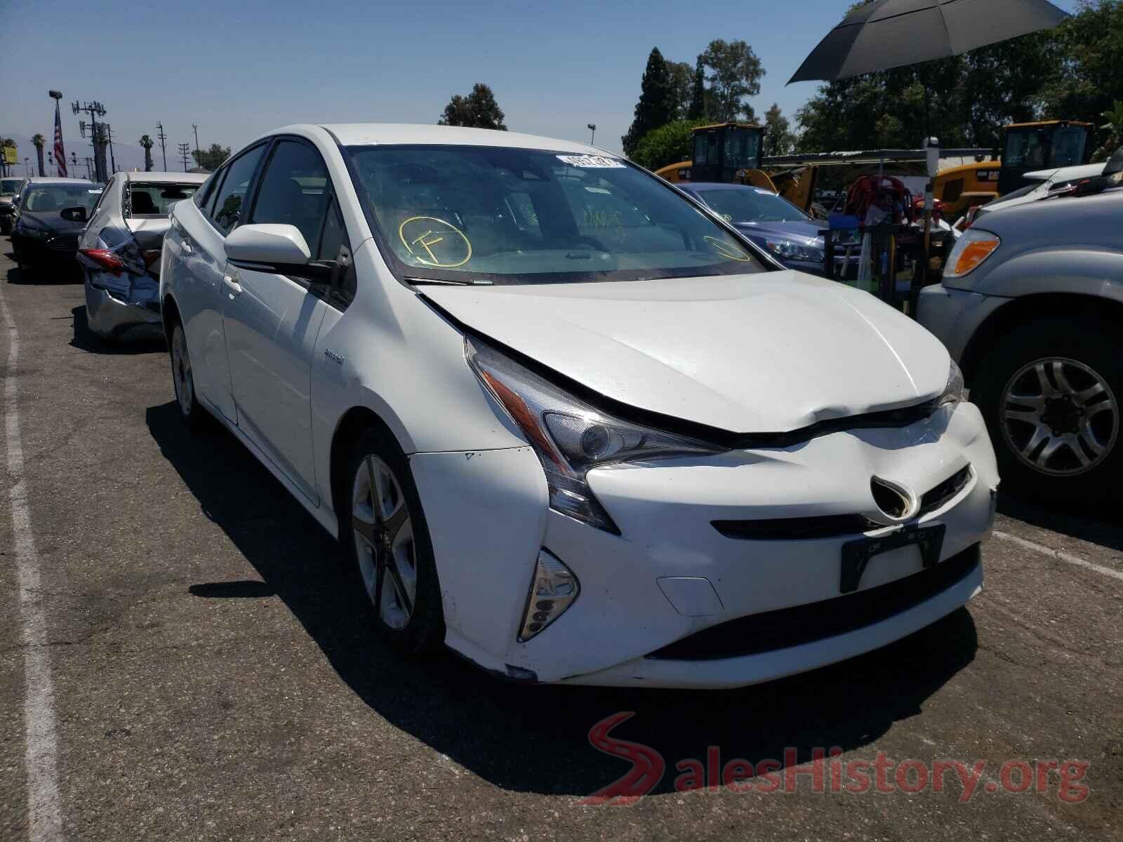 JTDKARFU8H3030555 2017 TOYOTA PRIUS