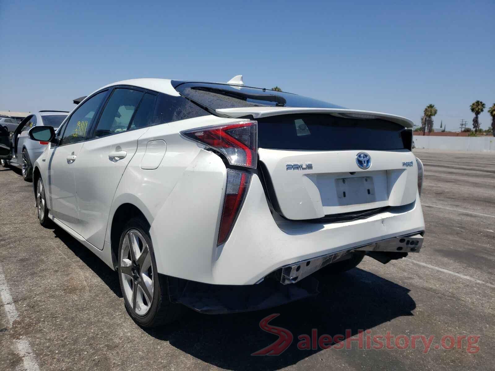 JTDKARFU8H3030555 2017 TOYOTA PRIUS