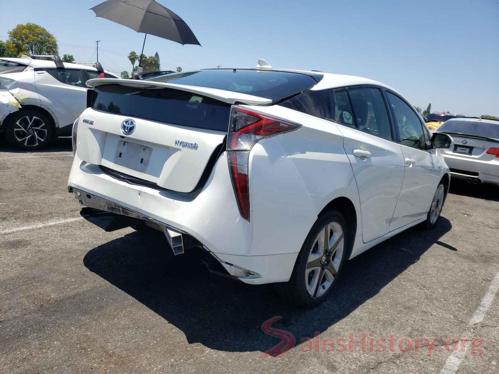 JTDKARFU8H3030555 2017 TOYOTA PRIUS