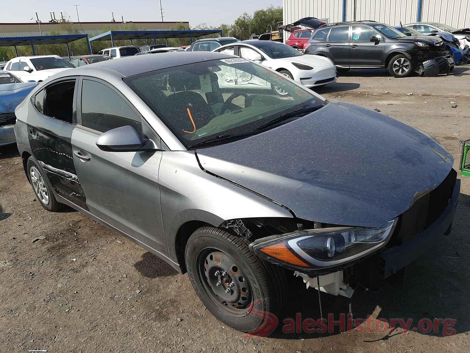 KMHD74LF5JU634107 2018 HYUNDAI ELANTRA