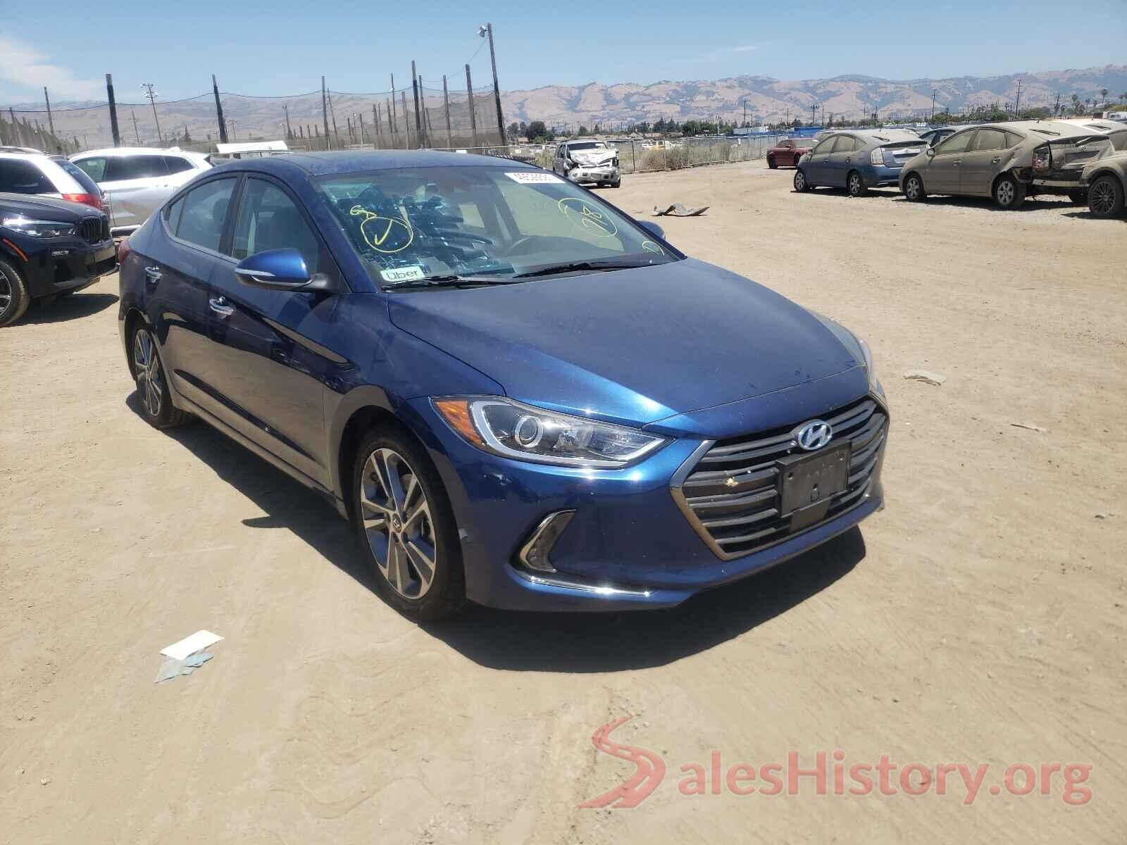 5NPD84LF7HH177791 2017 HYUNDAI ELANTRA