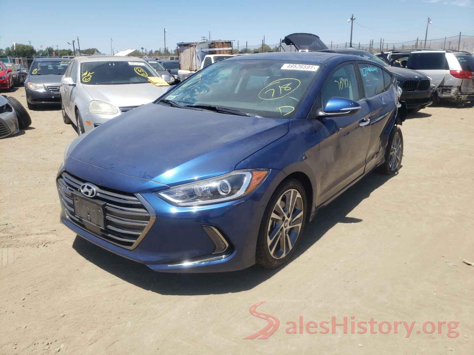 5NPD84LF7HH177791 2017 HYUNDAI ELANTRA