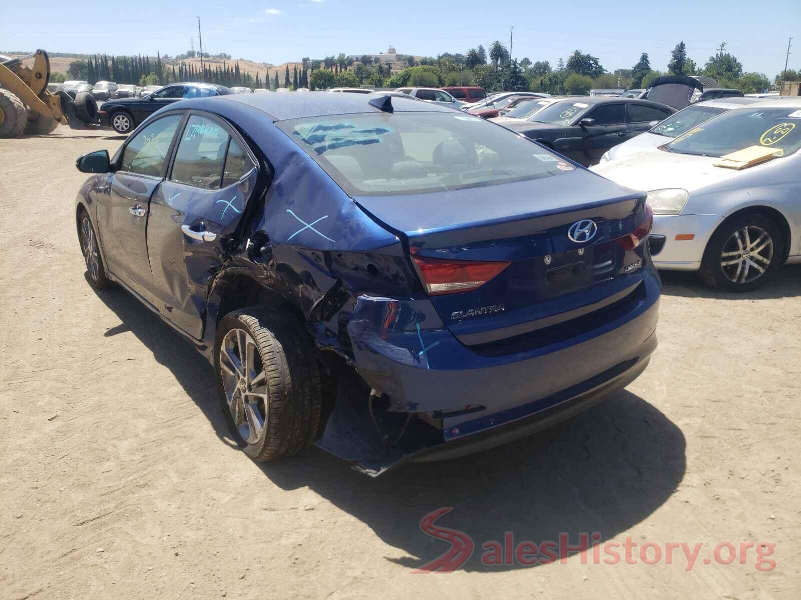 5NPD84LF7HH177791 2017 HYUNDAI ELANTRA