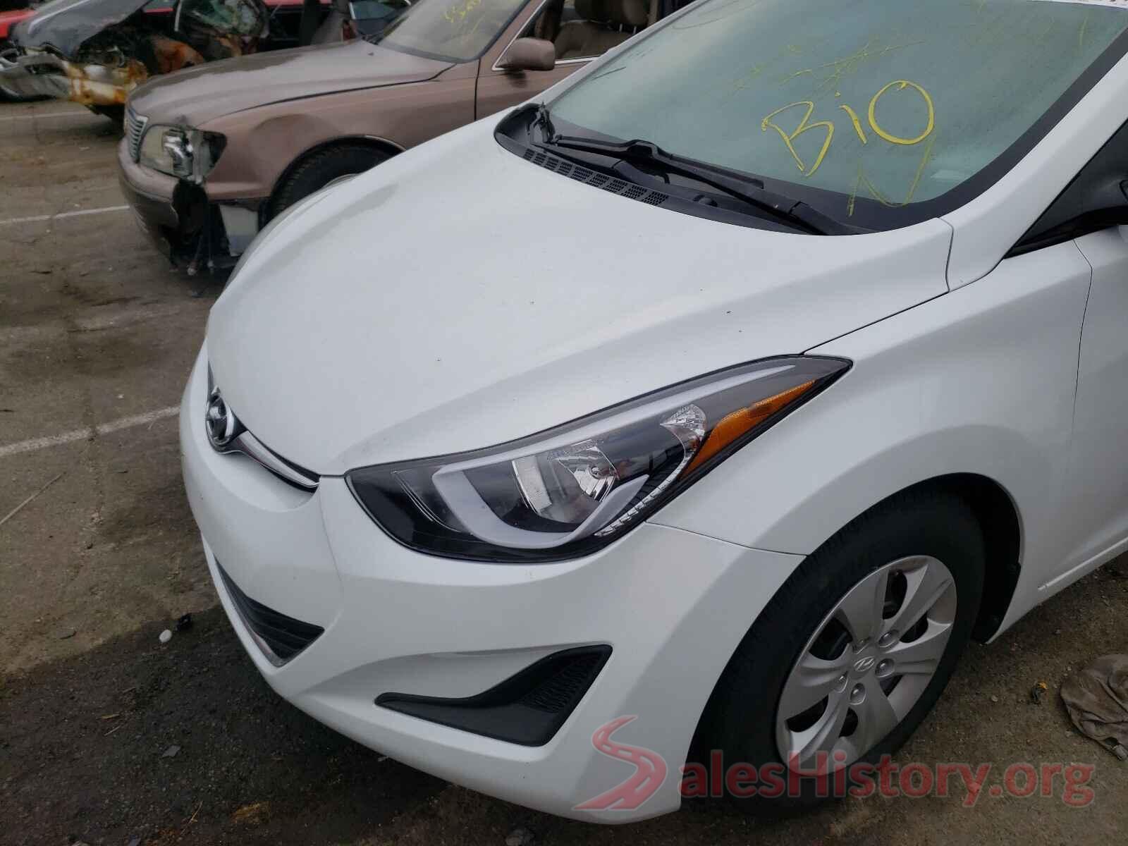 5NPDH4AE0GH720293 2016 HYUNDAI ELANTRA