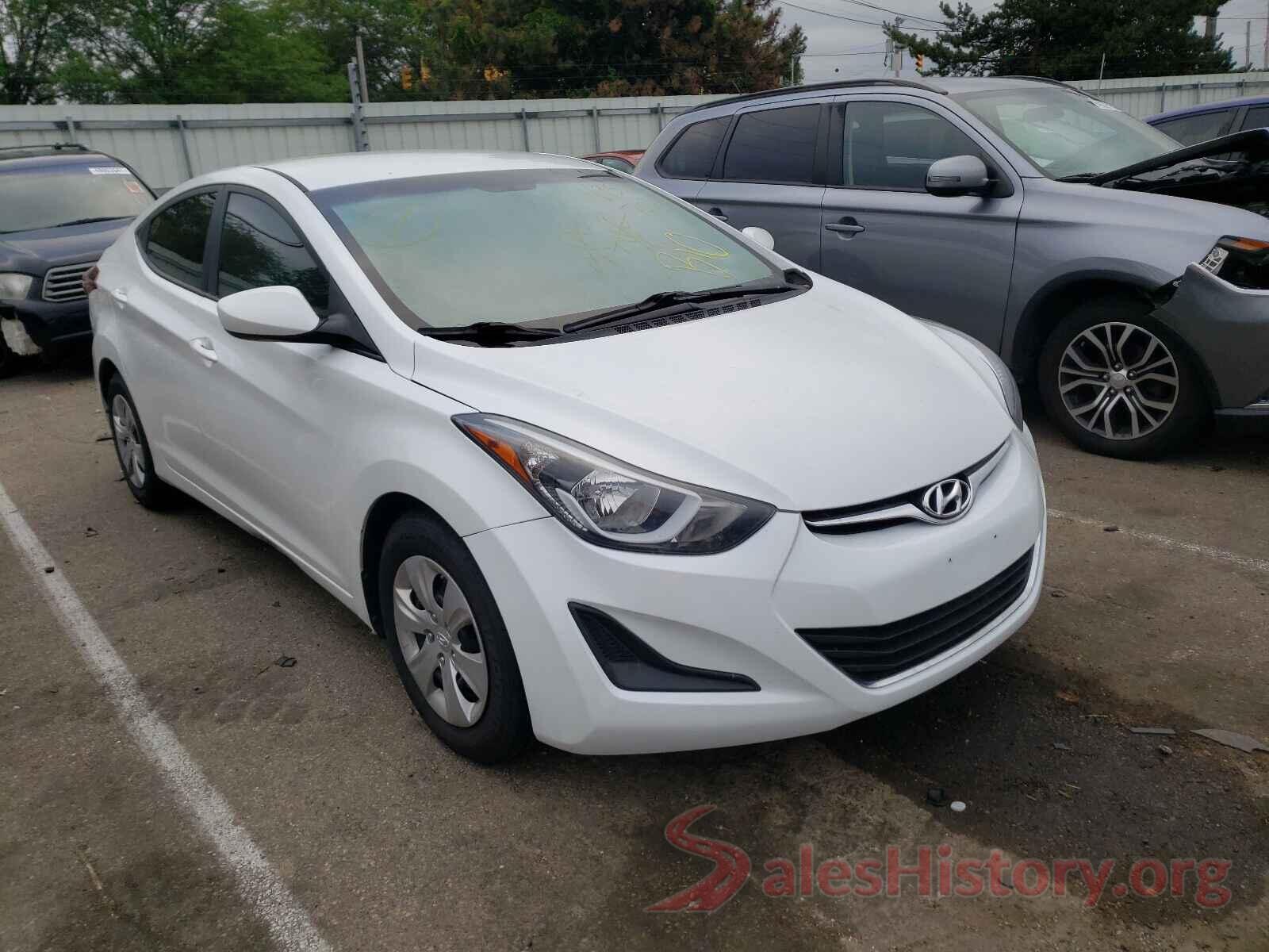 5NPDH4AE0GH720293 2016 HYUNDAI ELANTRA