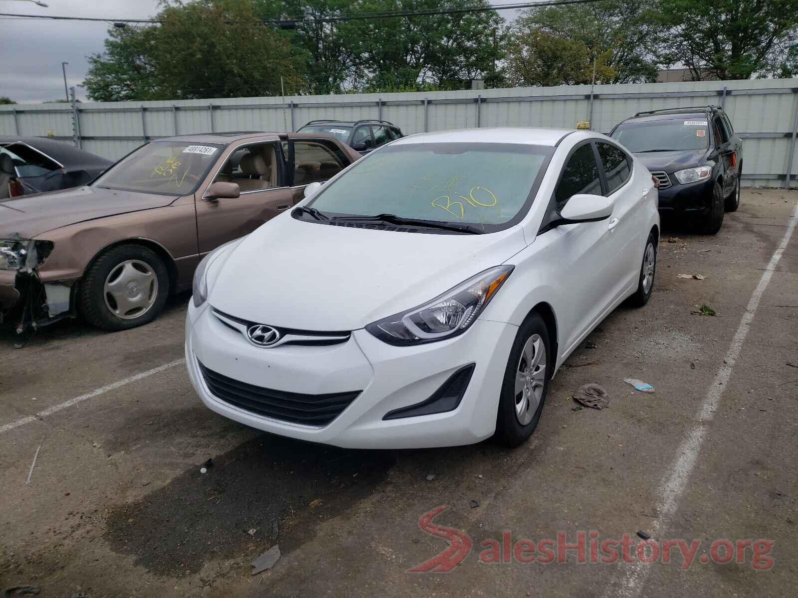 5NPDH4AE0GH720293 2016 HYUNDAI ELANTRA