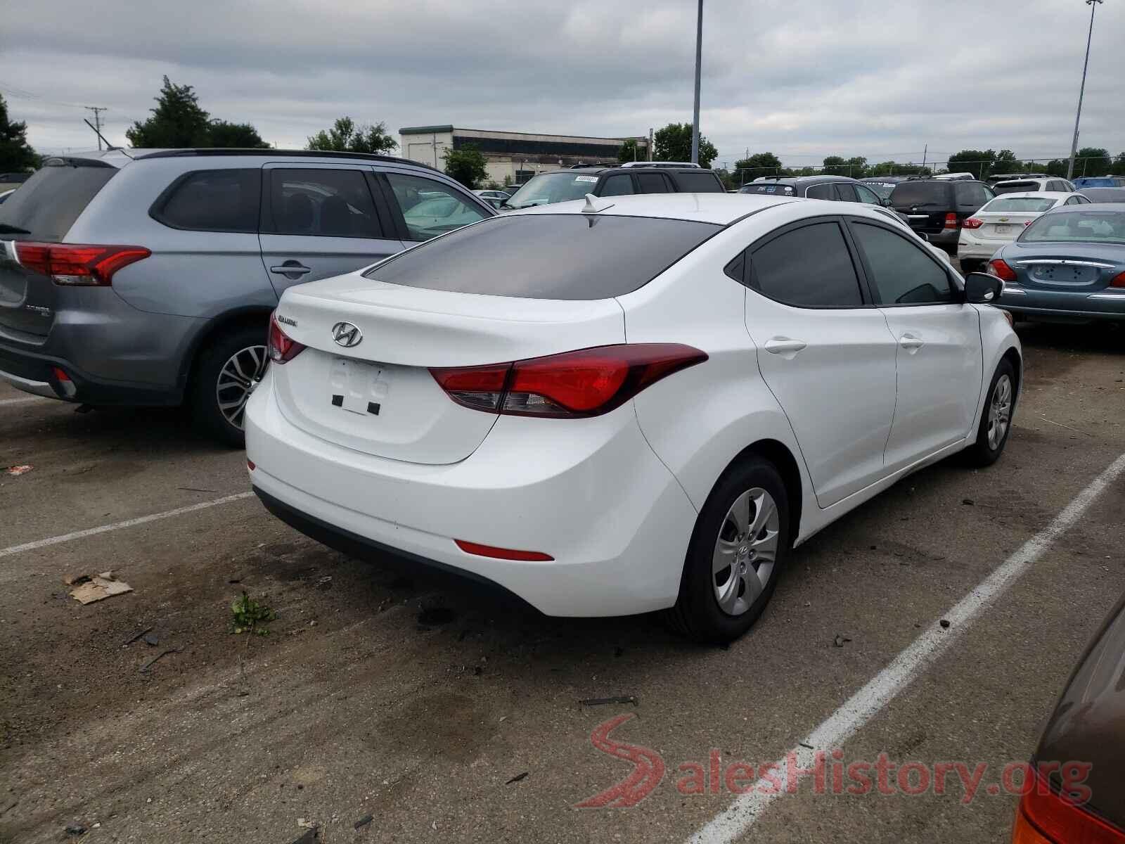 5NPDH4AE0GH720293 2016 HYUNDAI ELANTRA