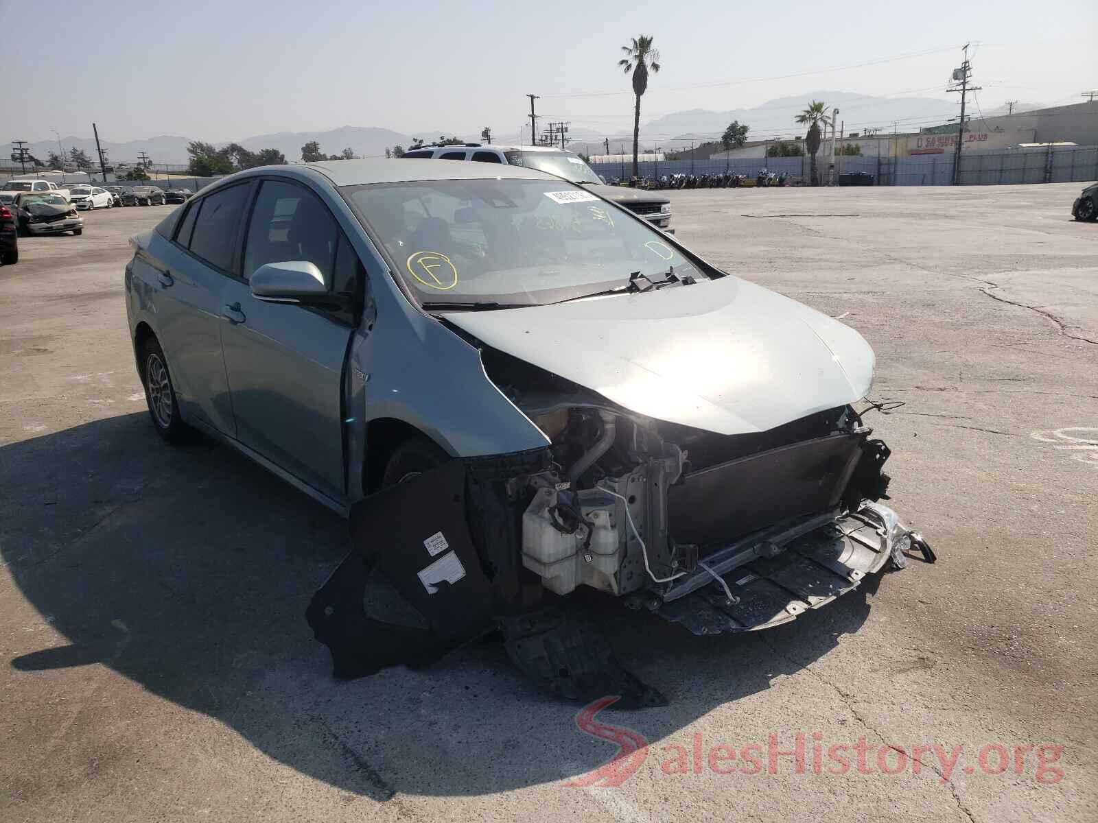 JTDKBRFUXJ3602647 2018 TOYOTA PRIUS