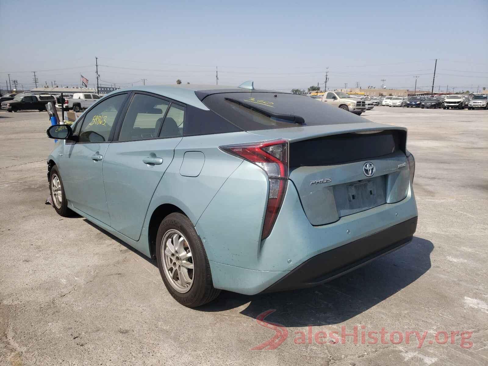 JTDKBRFUXJ3602647 2018 TOYOTA PRIUS