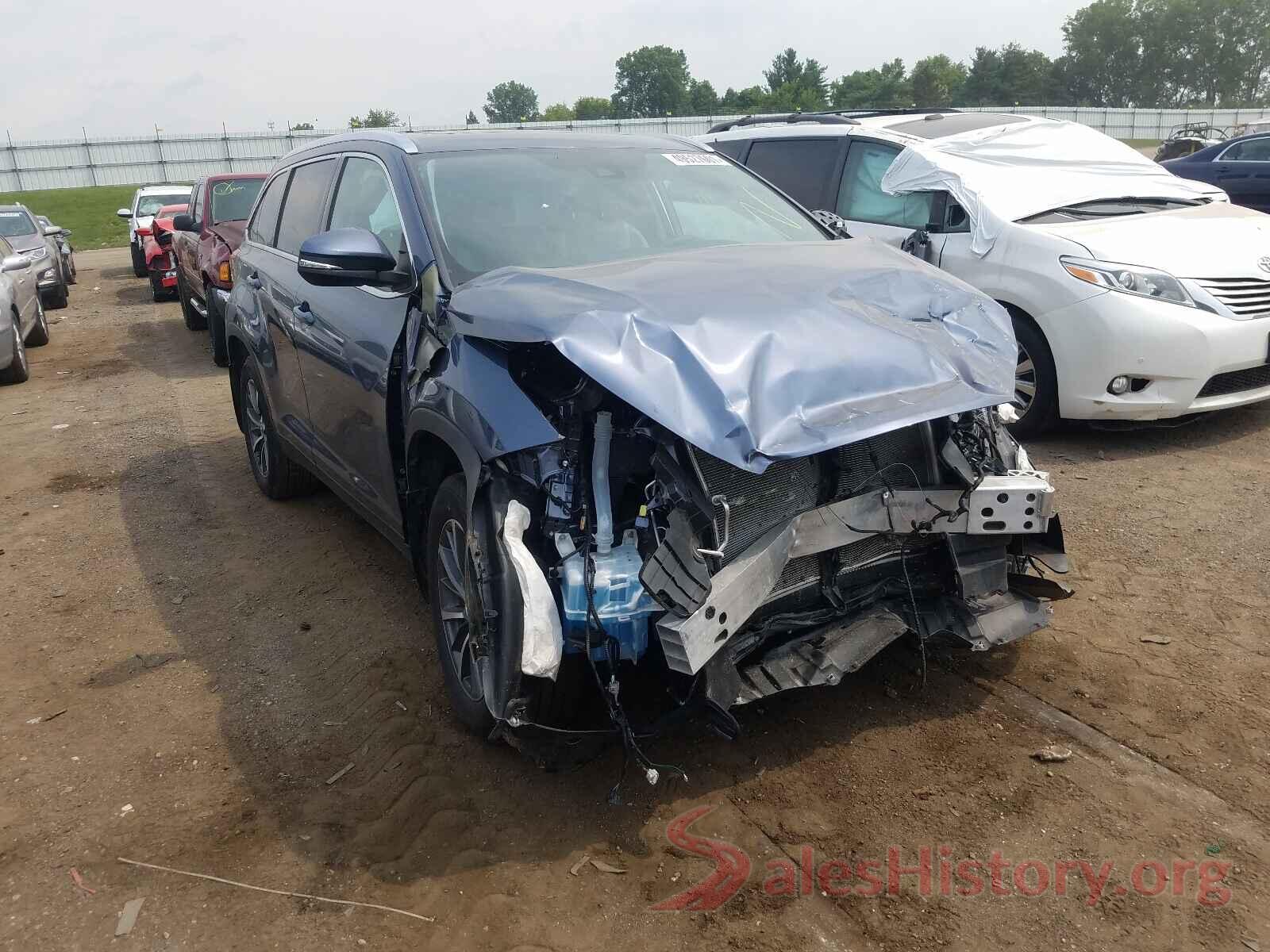 5TDJZRFH9KS720991 2019 TOYOTA HIGHLANDER