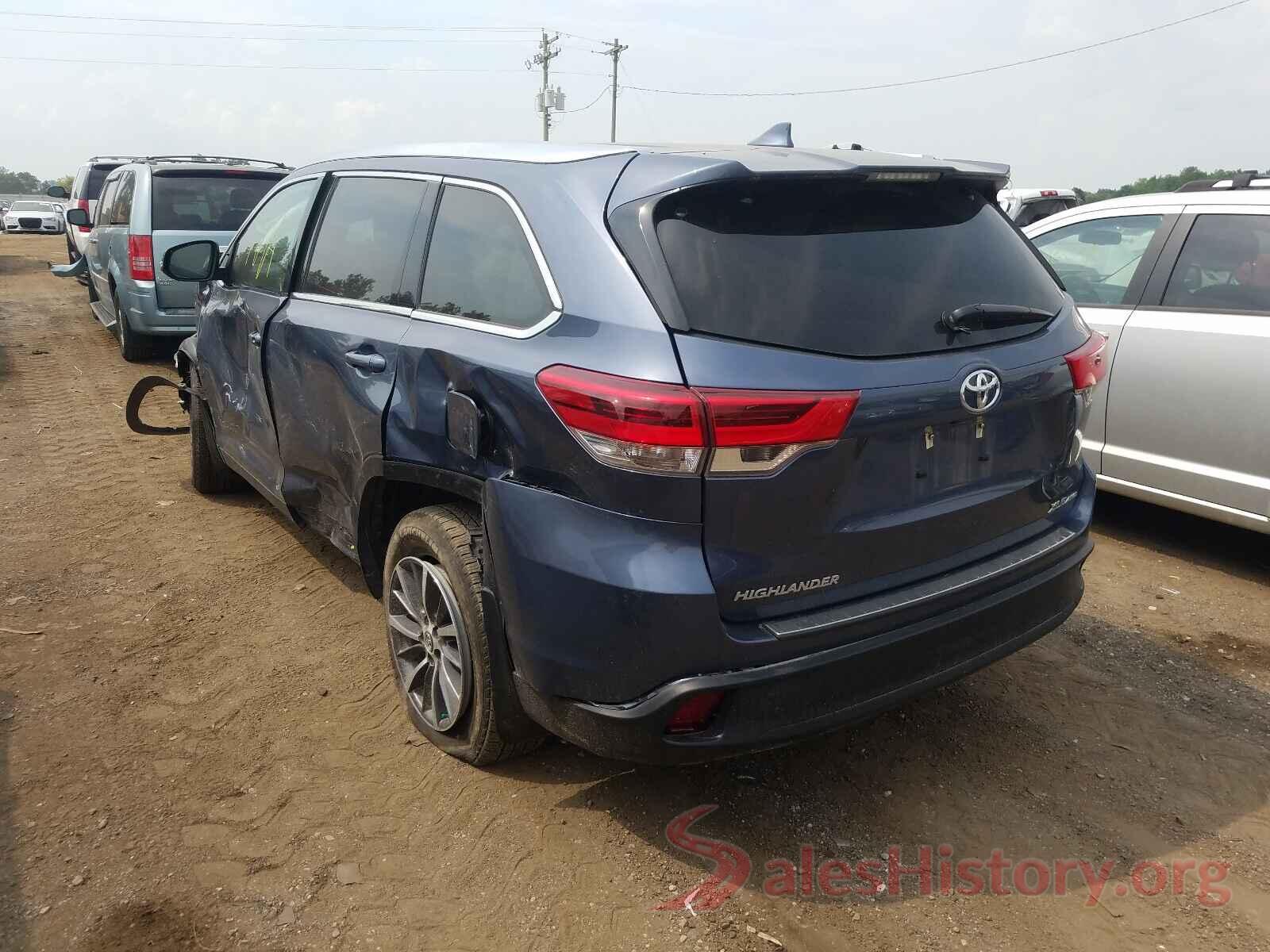 5TDJZRFH9KS720991 2019 TOYOTA HIGHLANDER