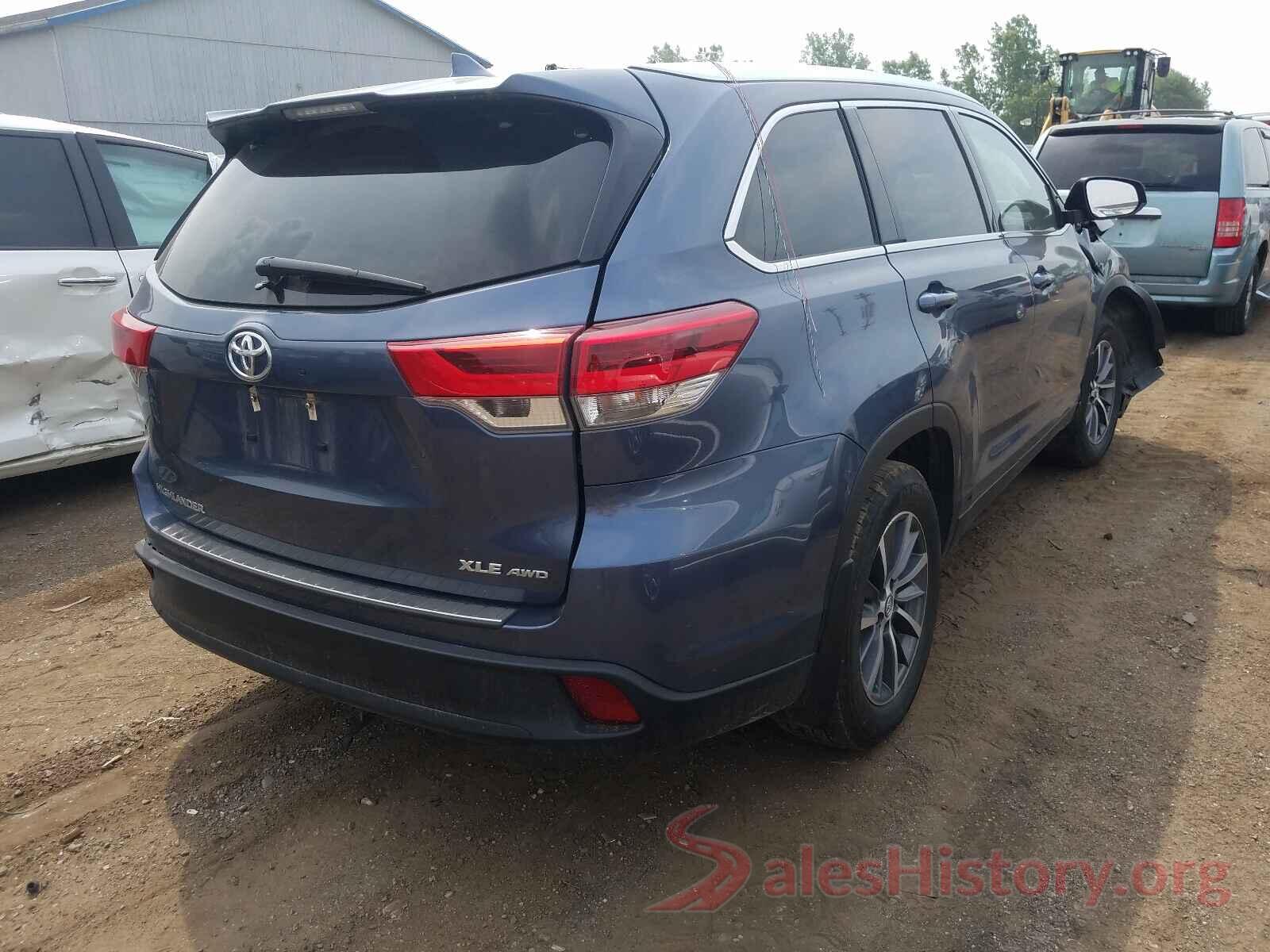 5TDJZRFH9KS720991 2019 TOYOTA HIGHLANDER