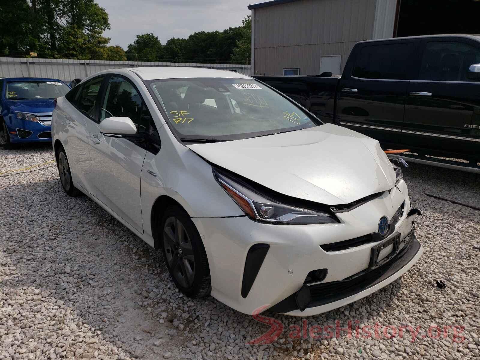 JTDKARFU1K3070063 2019 TOYOTA PRIUS