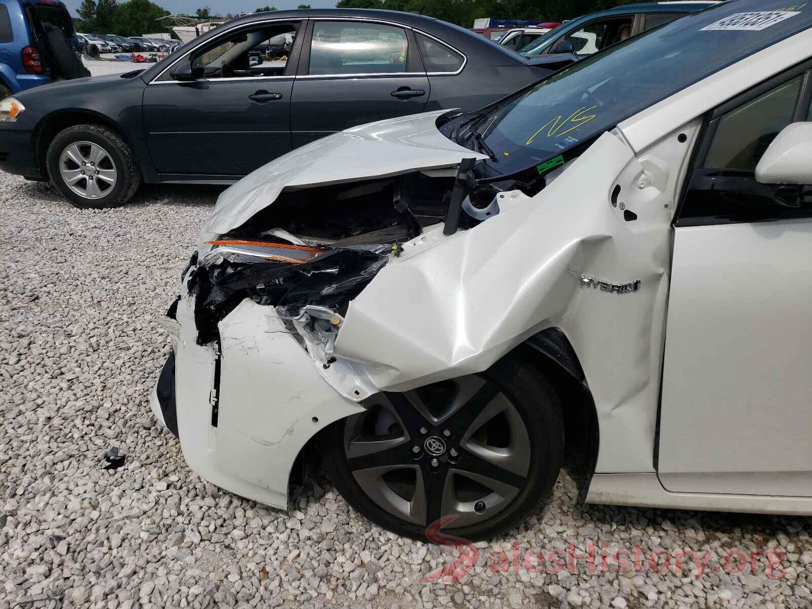 JTDKARFU1K3070063 2019 TOYOTA PRIUS